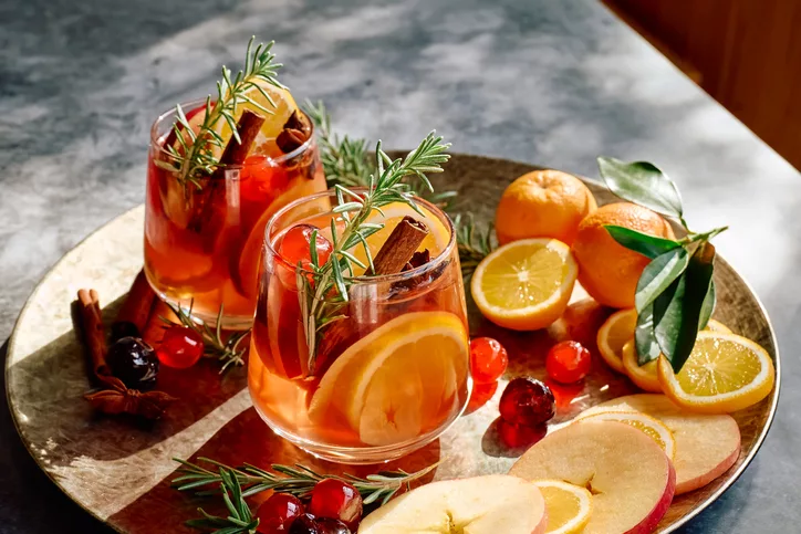Healthy Holiday Drinks Sangria 